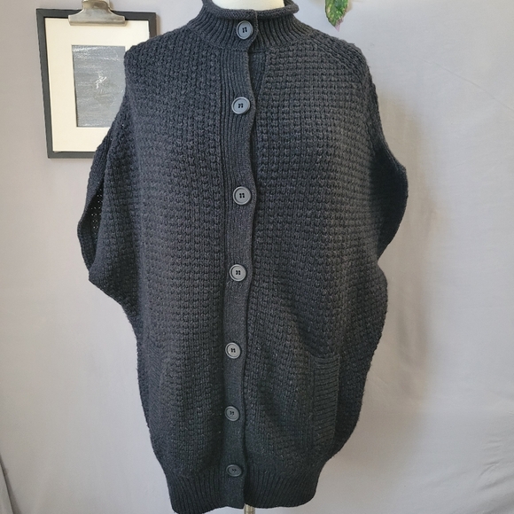 Vince Sweaters - Vince Wool Cashmere Short Sleeve Button Front Cardigan Sweater S